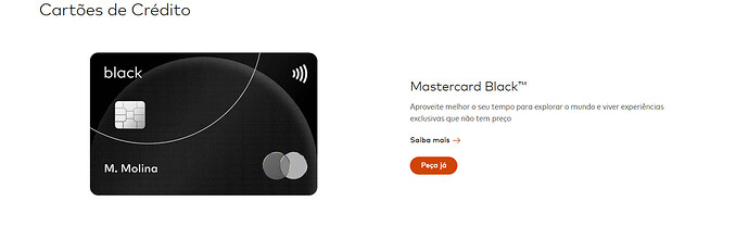 Cartão de crédito Mastercard