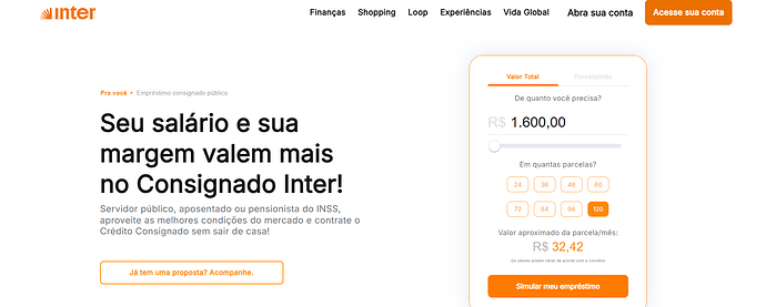 Como pegar 50 reais emprestados no Inter?