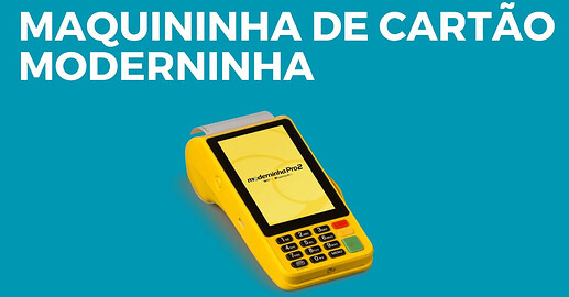 maquininha de cartão Moderninha do PagSeguro