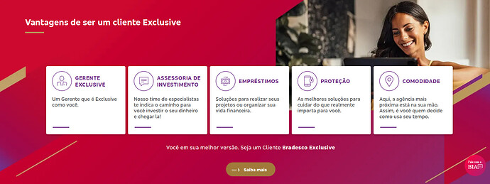 Qual a diferença entre Bradesco Exclusive e Prime?