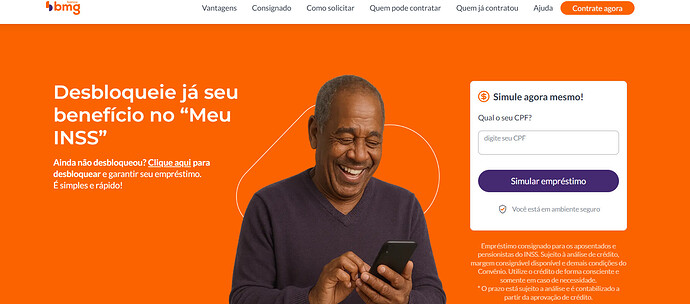 Banco BMG oferece empréstimo para quem está negativado