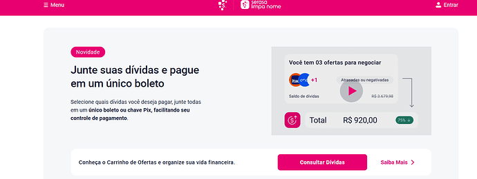 boleto parcelado para negativado Pix nome sujo