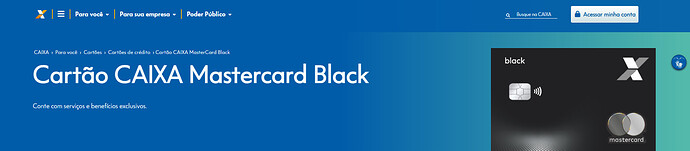 Quais são os cartões de crédito da Caixa Econômica?