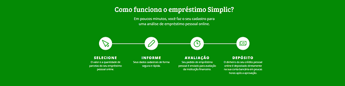Como funciona o empréstimo pessoal da Simplic?