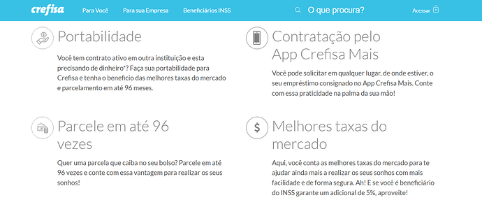 Qual o valor máximo que a Crefisa empresta?