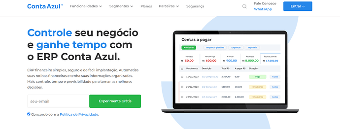 Qual é o melhor app controle financeiro empresarial?