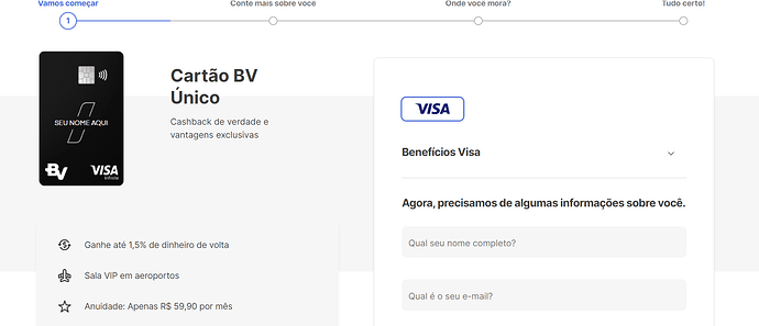 Como conseguir o Cartão de Crédito BV Único