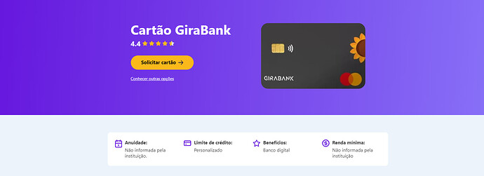 Qual o melhor cartão: GiraBank ou Caixa Neon