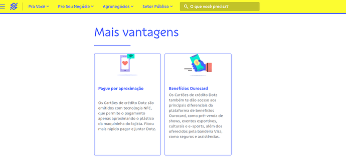 Cartão bb dotz visa internacional