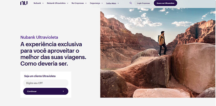 cartão nubank ultravioleta