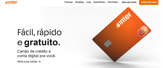 Banco digital seguro Inter