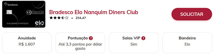 Qual o cartão mais exclusivo do Bradesco?