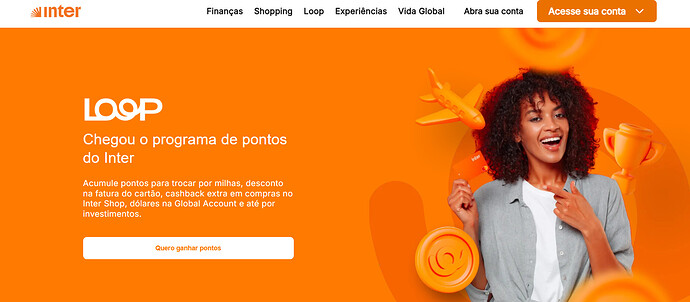 Programa de ponto Inter Milhas