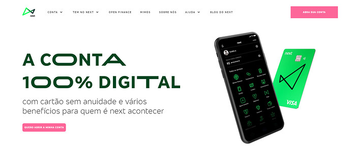 Qual o melhor cartão: PayPal pré-pago ou Next