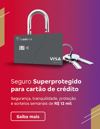 Seguro para cartão de crédito|388x50Text0