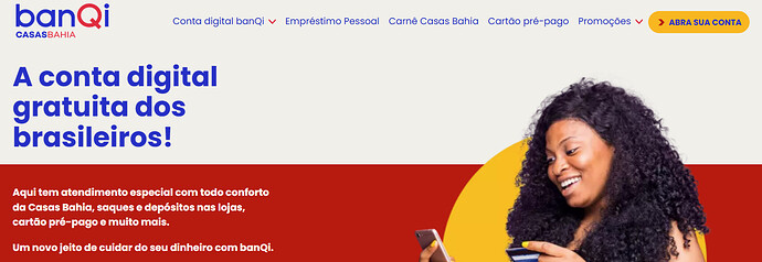 Cartão de crédito para negativado BanQi