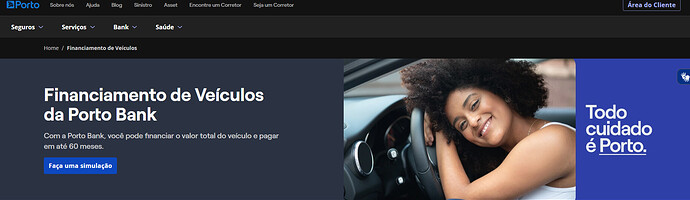 Financiamento auto PortoCred