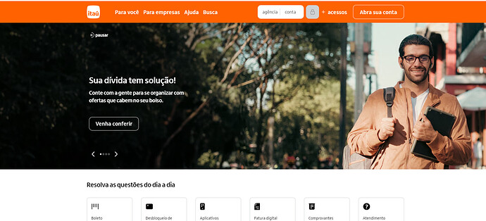 como pedir Cartão de Crédito Click Platinum