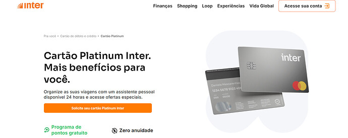 Quais as vantagens de ser Platinum?