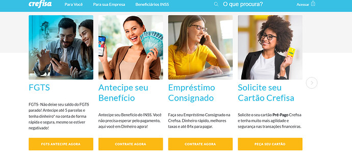 Quanto a Crefisa cobra de juros por mês?