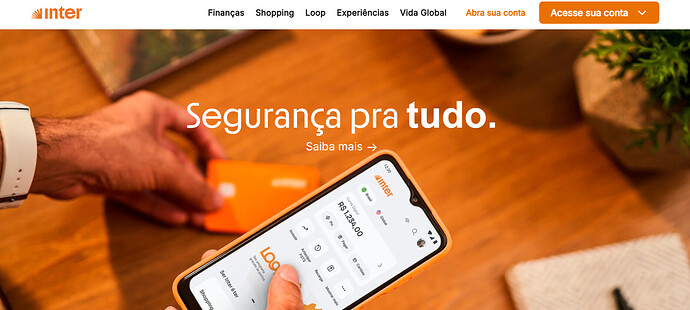 Inter libera cartão de crédito conta digital