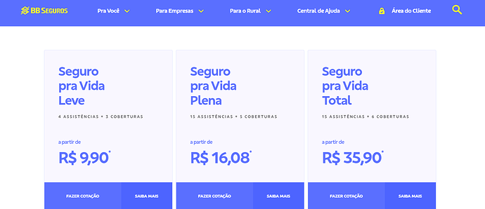 Seguro de vida Banco do Brasil