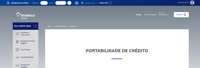 Qual banco libera crédito com portabilidade de salário?