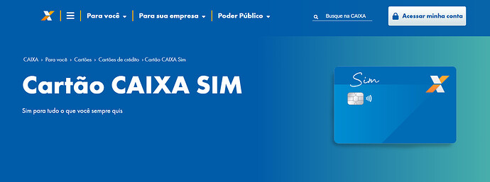 Qual o cartão de crédito da CAIXA que não tem anuidade?