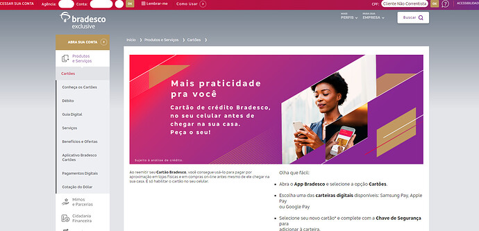 Bradesco exclusive