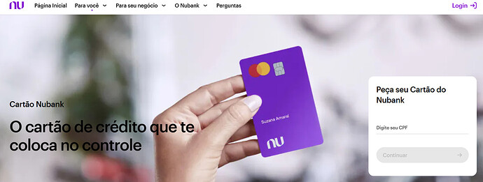Como saber se meu cartão Nubank é crédito ou débito?