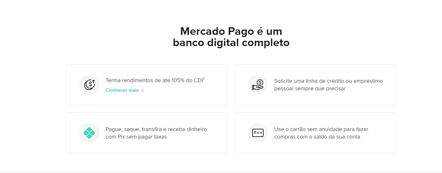 Vantagens em abrir conta no Mercado Pago